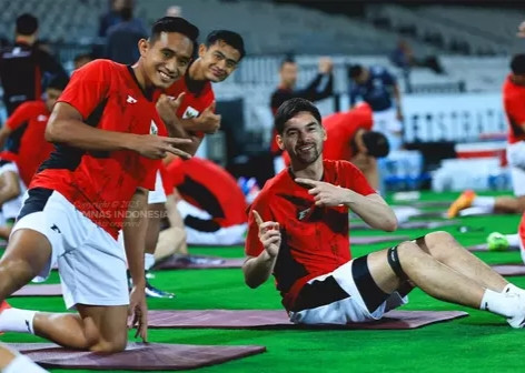 Timnas Indonesia Latihan Perdana di Sydney, Optimis Bawa Poin