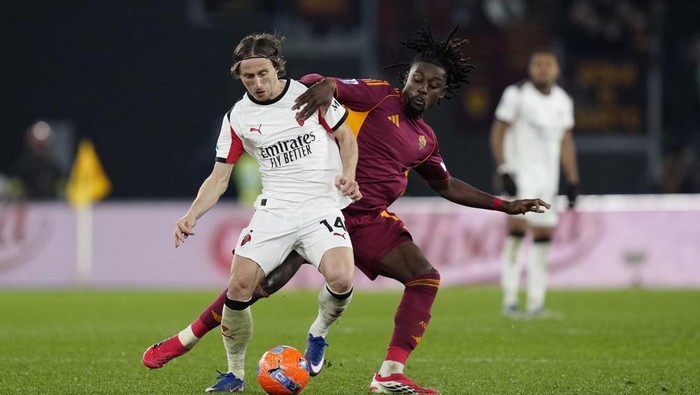 Laga AS Roma Vs AC Milan di Olimpico Berakhir Imbang 1-1