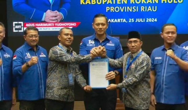 Demokrat Resmi Usung Kelmi Amri-Asparaini Aidarus di Pilkada Rohul