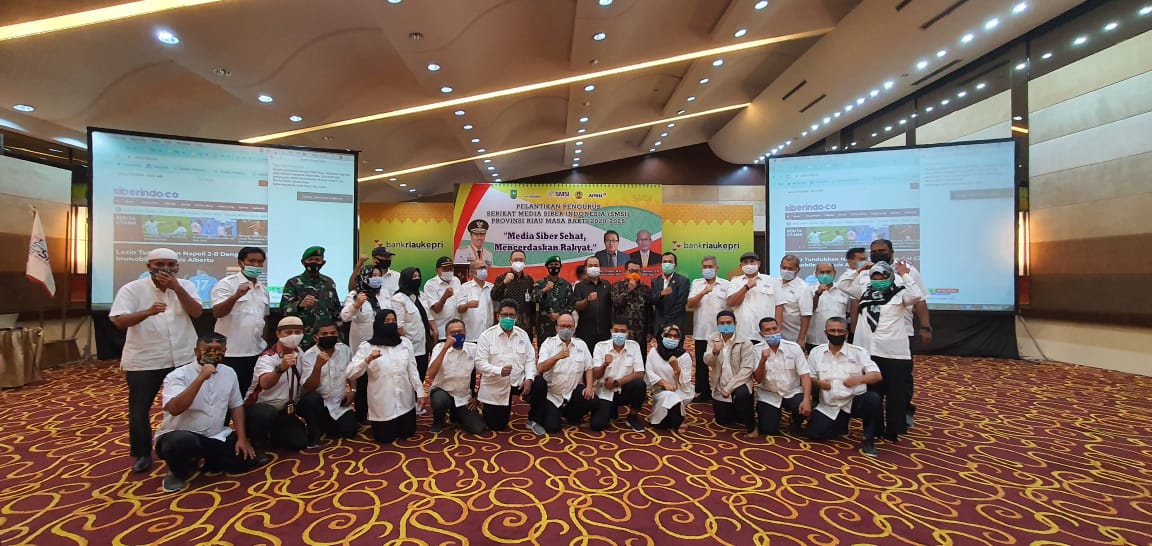 Pengurus SMSI Provinsi Riau 2020-2025 Resmi Dilantik