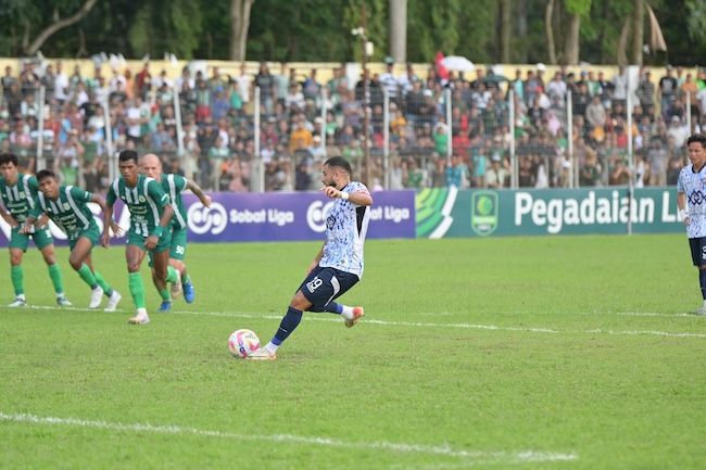 PSPS Pekanbaru  Ditahan Imbang 1-1 di Markas PSMS Medan