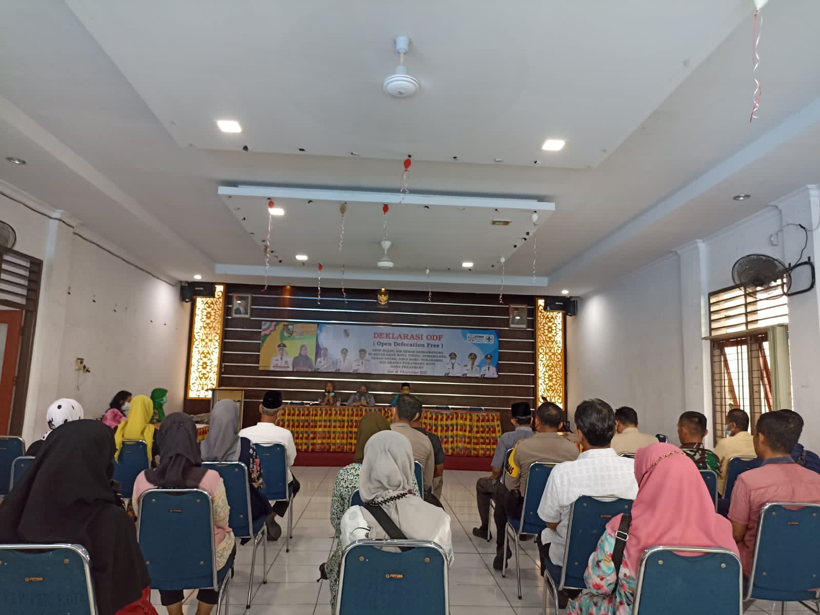 Babinsa Kota Tinggi  Hadiri Sosialisasi Sanitasi Total Berbasis Masyarakat
