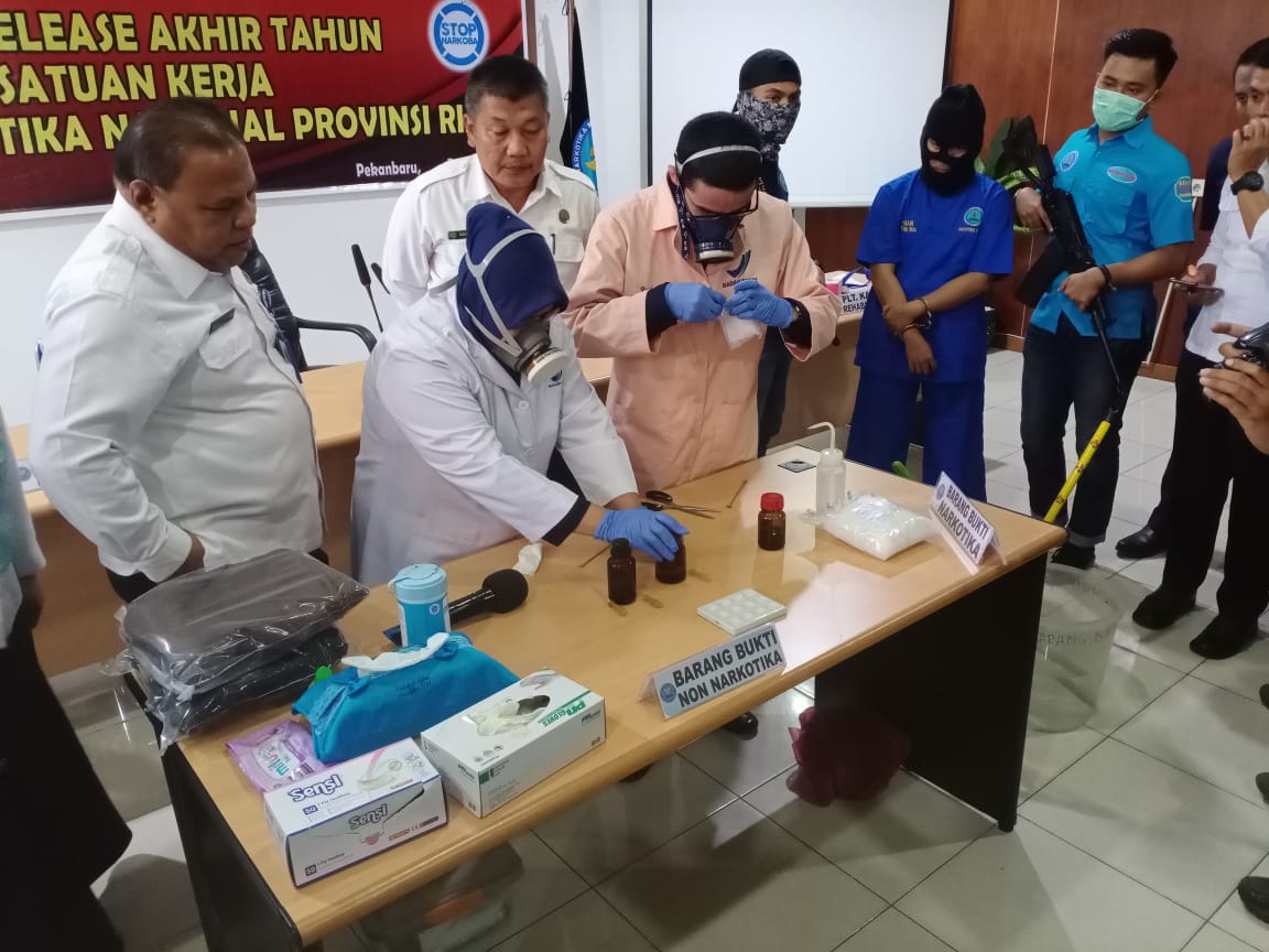 Sepanjang 2019 BNNP Sita 112,6 Kilogram Sabu