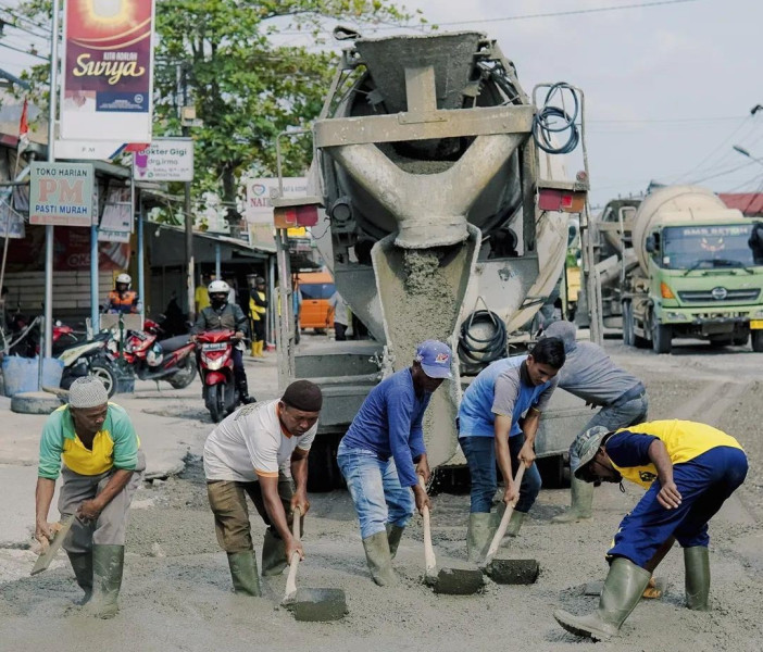 Dinas PUPR Pekanbaru Gerak Cepat, Jalan Darma Bakti Diaspal