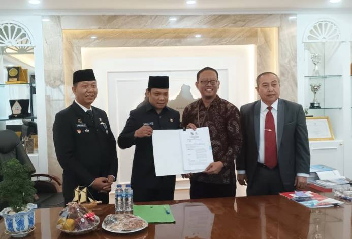 Pemko Pekanbaru Tandatangani NPHD bersama KPU dan Bawaslu