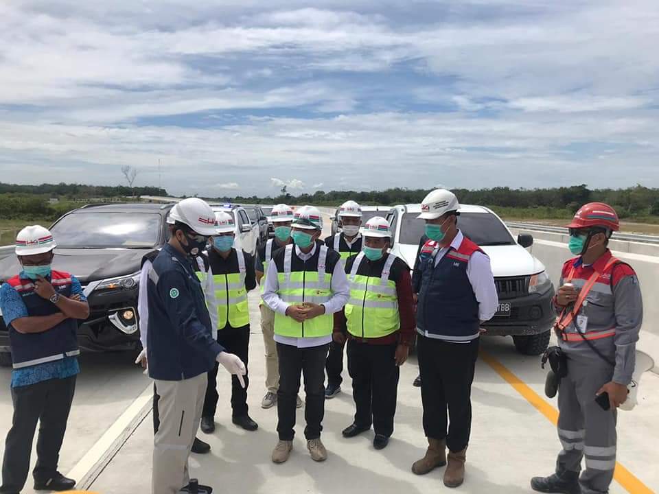 Wali Kota Pekanbaru Tinjau Progres Tol Pekanbaru - Padang