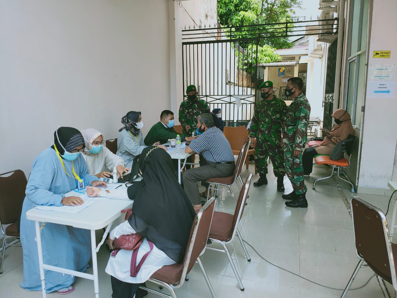 Serda Edy Priyanto Monitoring dan Pendampingan Vaksinasi Warga  Tanahdatar 