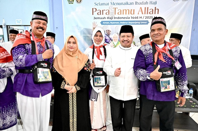 Lepas JCH Kloter 12 Menuju Madinah, Ini Pesan Bupati Bengkalis