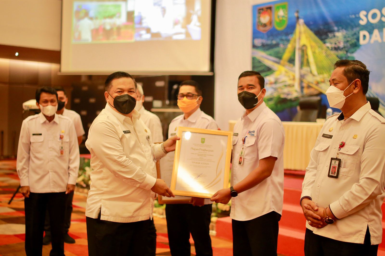 Dispora Riau OPD Terbaik II Pelaporan Barang Milik Daerah 