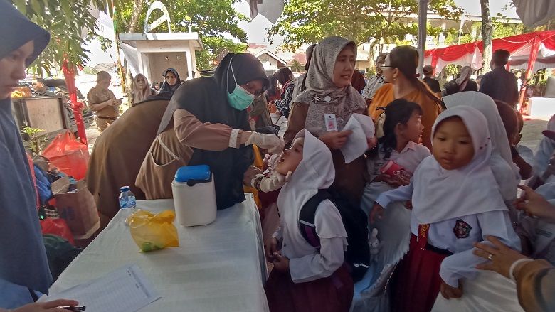 PIN Polio Dimulai, Pemko Pekanbaru Pusatkan di SDN 151 dan 145