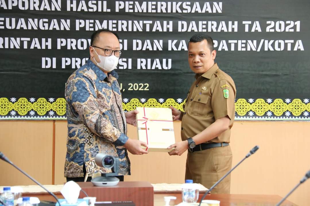 Pemko Pekanbaru Raih Predikat WTP dari BPK Riau