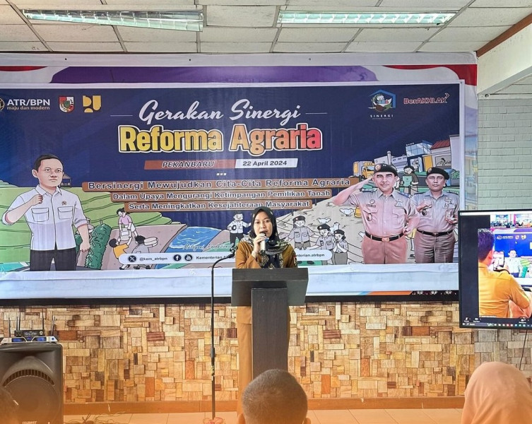 Terbitkan Sertifikat Tanah, Program Pembangunan RLH Pemko Pekanbaru Dapat Dukungan dari BPN