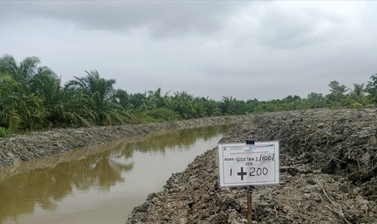 PUPR Riau Normalisasi Daerah Irigasi Sepanjang 10 Km di Rohil
