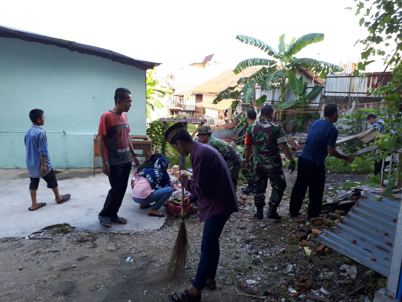 Babinsa Kelurahan Tanahdatar Goro Di PA Mufarridhun