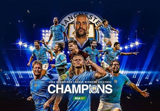 Manchester City Juara Liga Champions 2022/2023