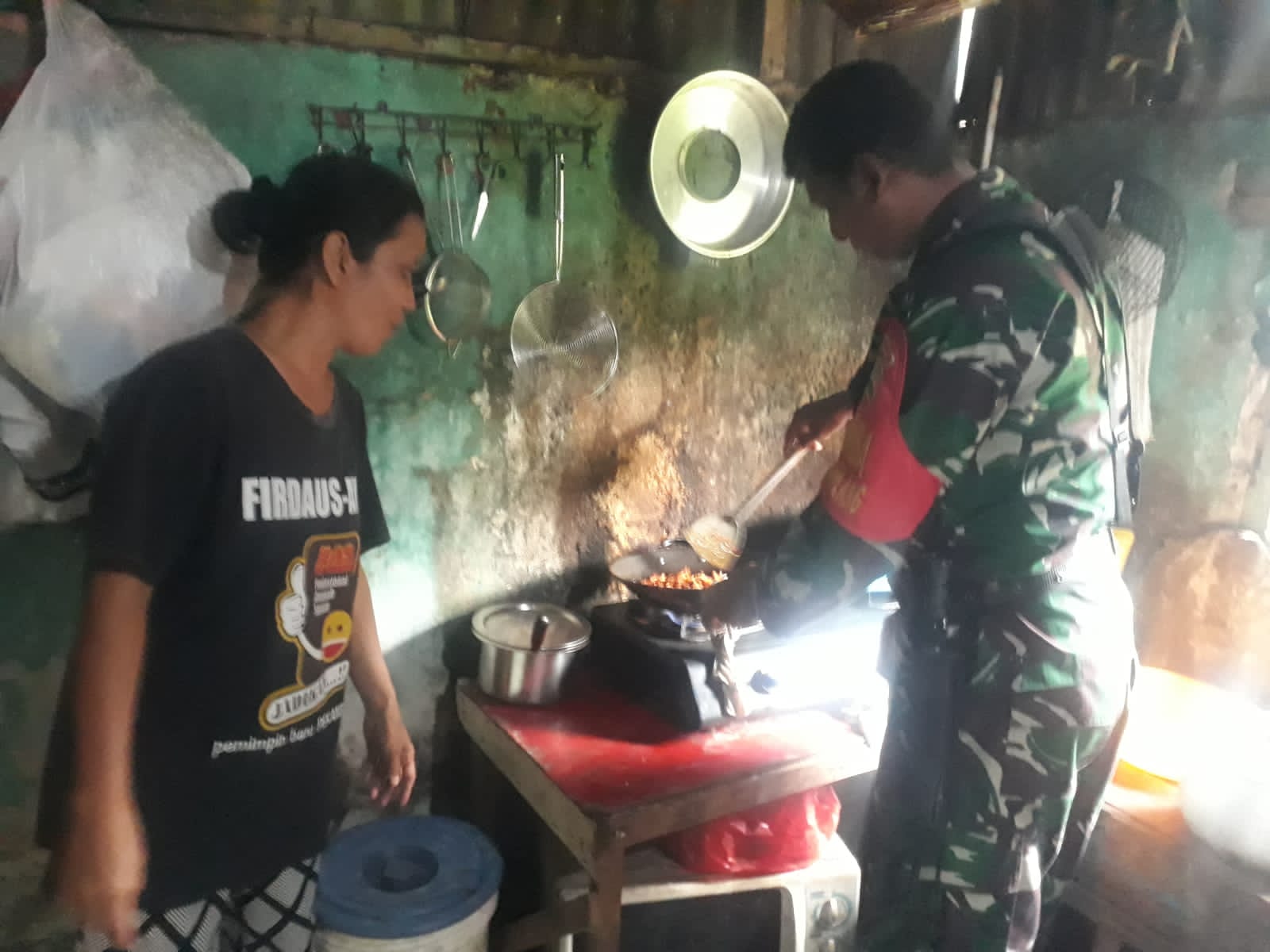 Program Babinsa Masuk Dapur, Sertu Khairuddin : Babinsa Ujung Tombak TNI AD 