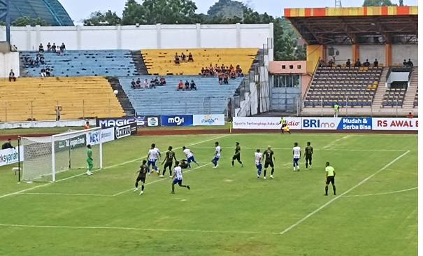 Bermain di Kandang Sendiri, PSPS Riau Ditahan Imbang Persikab 1-1