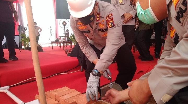 Kapolda Riau Resmikan Pembangunan 145 Unit Perumahan Anggota Polri