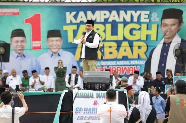Didukung UAS, Cak Imin Optimis Bermarwah Menang di Riau
