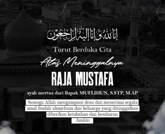 Berita Duka, Mertua Pj Walikota Pekanbaru Meninggal Dunia