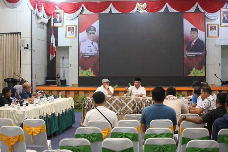 Dalam Rangka HPN 2023, PWI Riau Silaturahmi Perdana ke Pj Bupati Kampar Kamsol