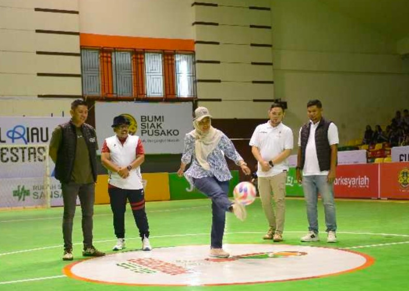 AFP- Gubernur Riau Cup 2024 Resmi Bergulir, 10 Tim Putra dan 5 Tim Putri Berebut Podium