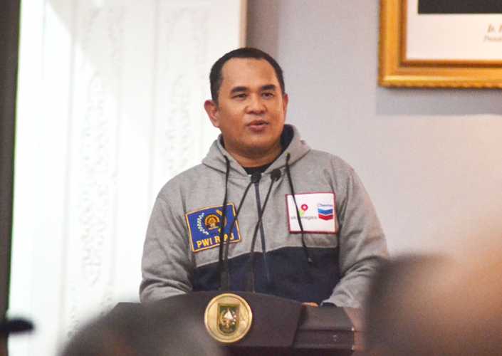 Silaturahmi PWI Riau, SKK Migas Sumbagut-KKKS Siap Bantu HPN dan HUT PWI ke-77 di Riau