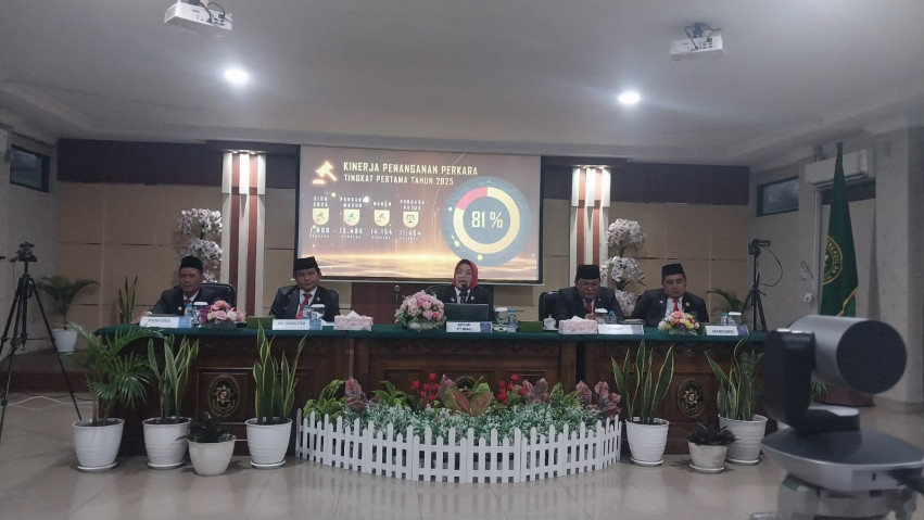 Sepanjang 2025, Pengadilan Tinggi Riau Putus 1.198 Perkara Banding
