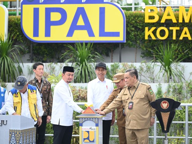SPALDT di Pekanbaru yang Diresmikan Jokowi Telan Anggaran Rp902 Miliar