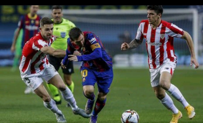 Messi Dikartu Merah Barca kalah 3-2,  Athletic Bilbao Juara Piala Super Spanyol