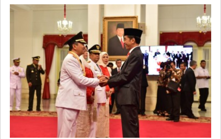 Presiden Resmi Melantik Syamsuar-Edy Jadi Gubernur dan Wakil Gubernur Riau