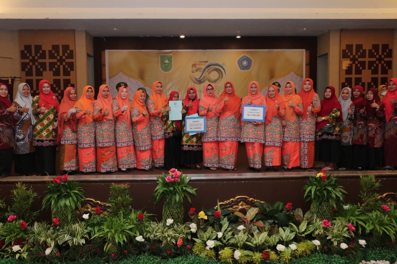 HKG PKK Ke-50, TP PKK Siak Raih Juara II Jambore Kader PKK Tahun 2022