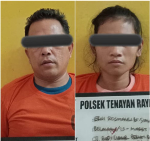 Lagi Sakau, Pasutri di Pekanbaru Gelapkan HP Milik Orang Lain