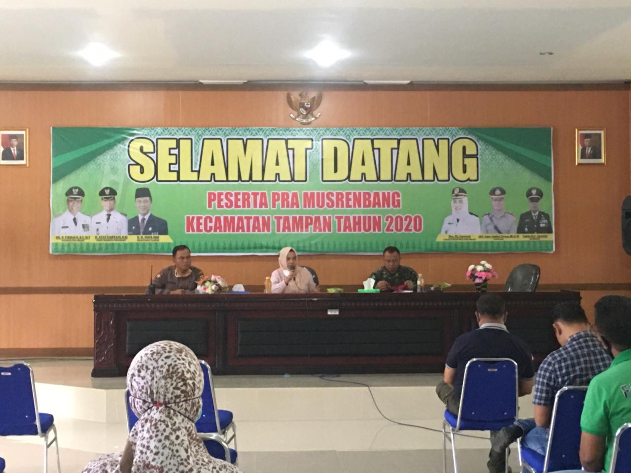 Cegah Covid-19,Kecamatan Tampan Bentuk  143 RW Siaga