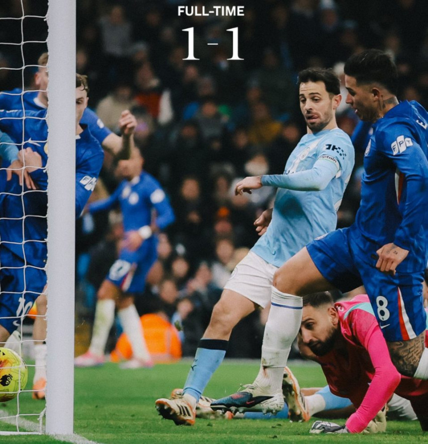 Drama Injury Time, Chelsea Gagalkan Kemenangan Man City