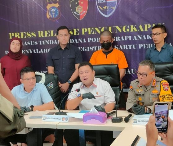 Polda Riau Tangkap Pedofil, Rayu Anak-anak Kirim Video Seks untuk Masturbasi