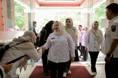 Kunjungi RSUD Mandau, Bupati Kasmarni Dukung Pengembangan Layanan Cathlab dan Ortopedi