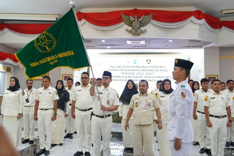 Pengurus Purna Paskibraka Riau Periode 2022-2027 Resmi Dilantik, Ini pesan Wagubri