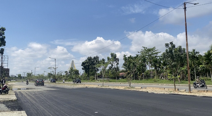 Pasca Ditinjau Gubri, Jalan Sudirman Ujung Sudah Diperbaiki