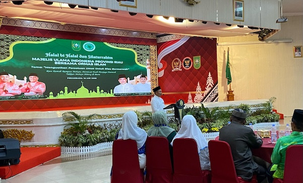 Halal Bihalal dengan Ormas Islam, Ini Harapan Gubernur Riau