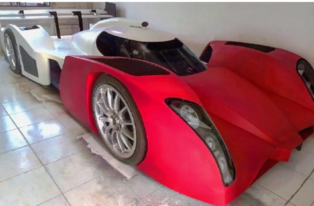 Dibandrol Rp 250 Juta, Bengkel Mobil di Pekanbaru Ciptakan Mobil Balap LMP1