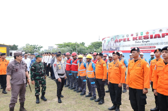 Polda Riau Gelar Apel Siaga Bencana