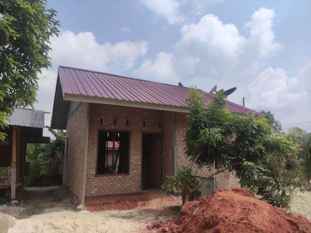 Pembangunan 45 Rumah Layak Huni di Pekanbaru Masuk Tahap 2