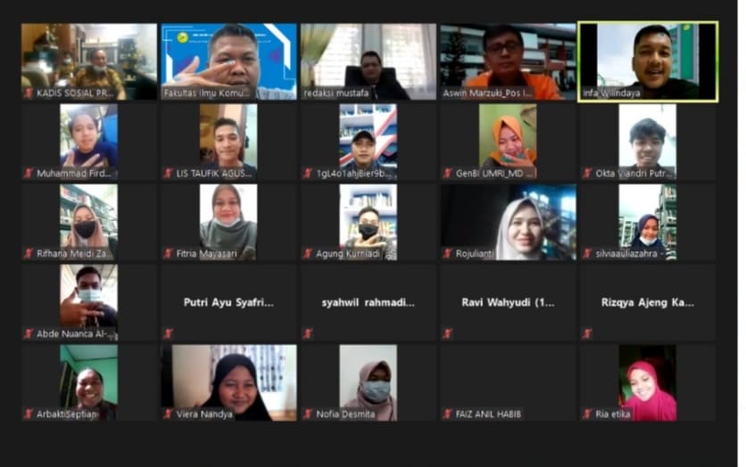 FIKOM UMRI Gelar Webinar Tantangan dan Manfaat Bantuan Sosial Tunai Bagi Masyarakat Terdampak Covid-19 Di Provinsi Riau