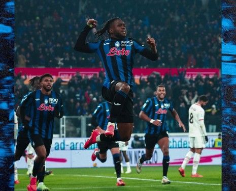 Kalahkan AC Milan 2-1, Atalanta ke Puncak Klasemen Liga Italia