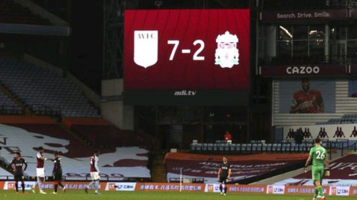 Klasemen Liga Inggris Usai Liverpool Digebuk Aston Villa