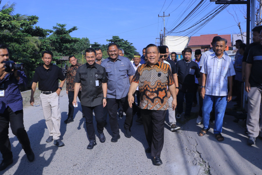 Pj Wako Pekanbaru Berterima Kasih Atas Dukungan Gubri Bantu Benahi Jalan Rusak