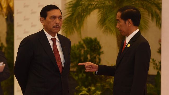 Jokowi  Perintahkan Luhut Turunkan  Kasus Corona dalam 2 Pekan