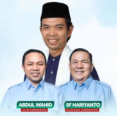 Elektabilitas Abdul Wahid-SF Hariyanto Meningkat Tak Lepas dari Pengaruh UAS