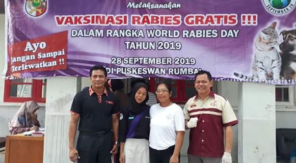 Peringati World Rabies Day, Dinas Peternakan Pekanbaru Gelar Vaksinasi
